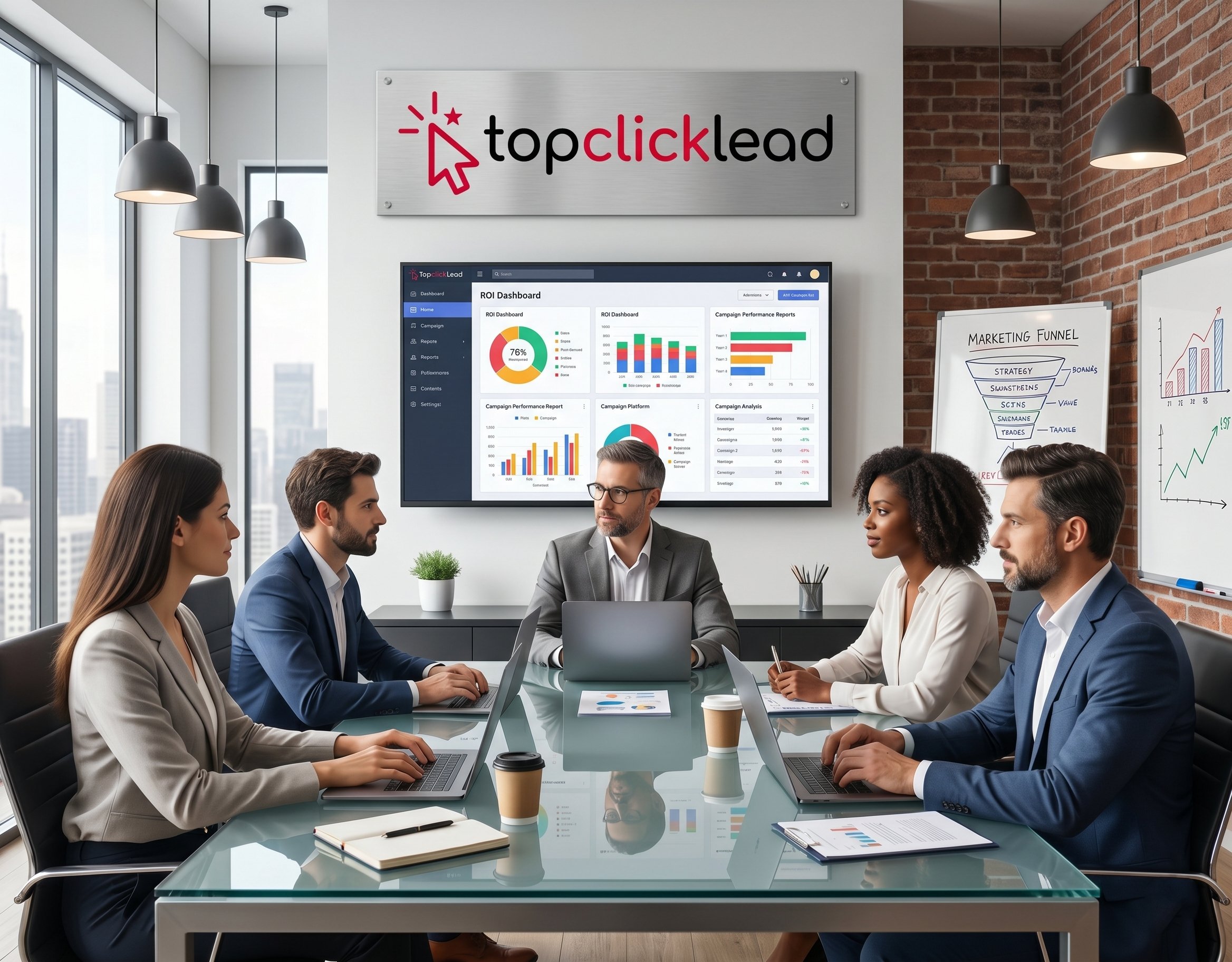 Top Click Lead team collaboration